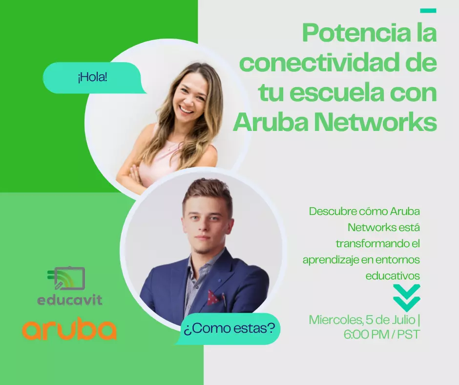 Potencia la conectividad de tu escuela con Aruba Networks